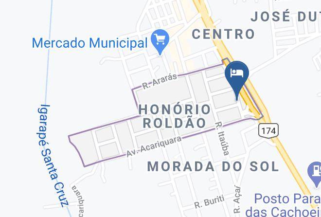 Presidente Figueiredo - Pousada Tucanos Maps