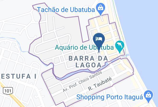 Ubatuba - Pousada Ubatuba Itagua Maps