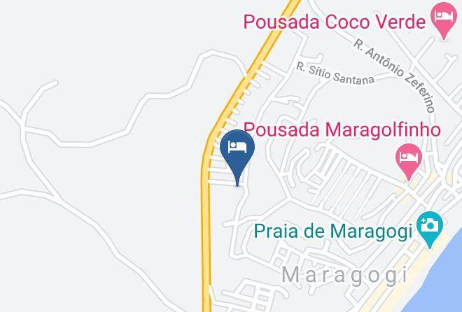 Maragoji - Pousada Ubarana Maps