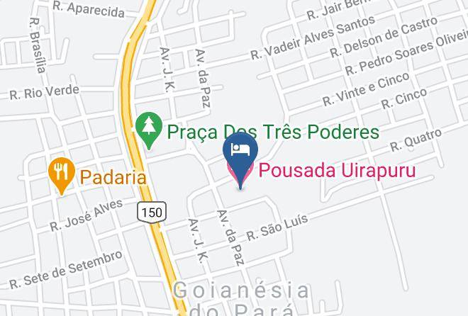 Goianesia Do Para - Pousada Uirapuru Maps