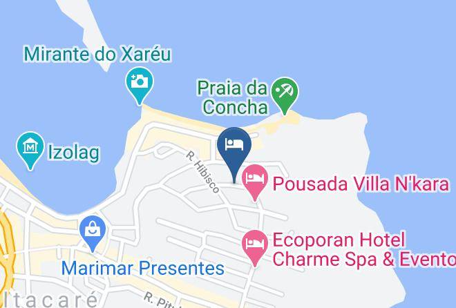 Itacare - Pousada Uluwatu Maps