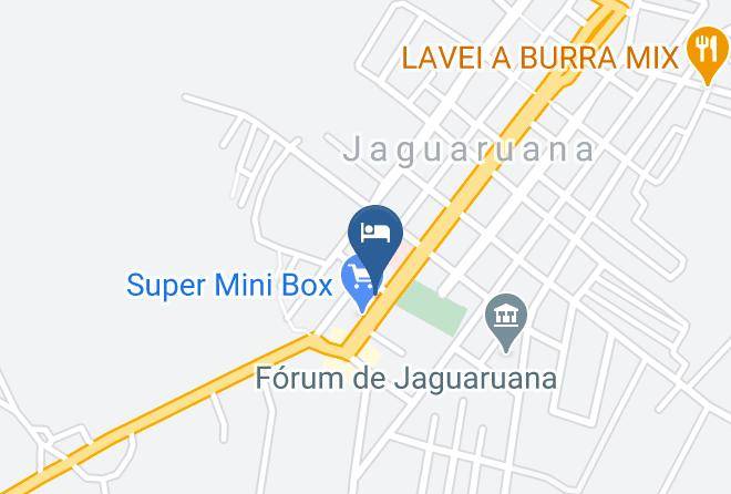 Jaguaruana - Pousada Uniao Maps
