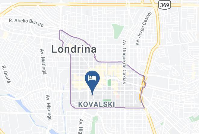 Londrina - Pousada Universitaria Maps