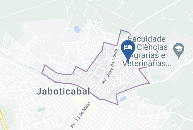 Jaboticabal - Pousada Universitaria Jabotical Maps