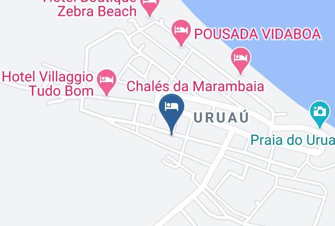 Beberibe - Pousada Uruau Beach Maps