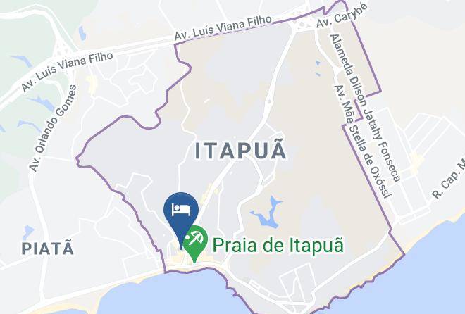 Salvador - Pousada Usemar Itapua Maps