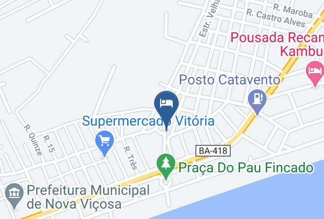 Nova Vicosa - Pousada Vale Do Aco Maps