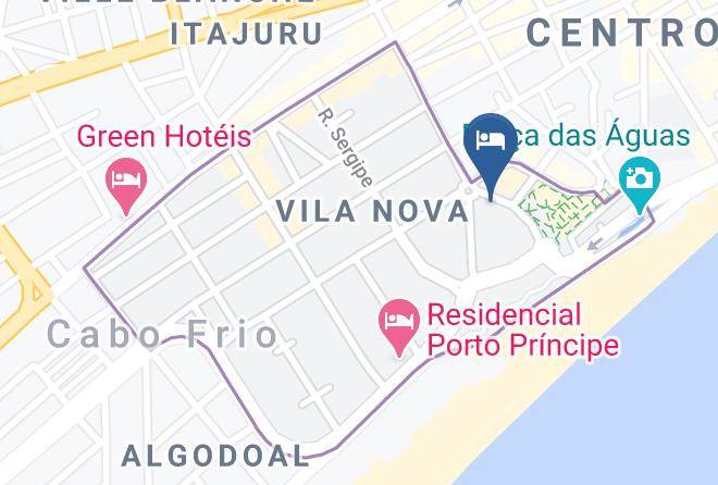 Cabo Frio - Pousada Vale Do Amanhecer Maps