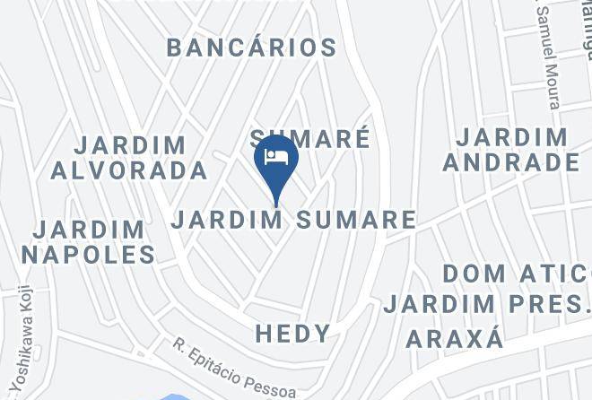 Londrina - Pousada Vale Do Rubi Maps