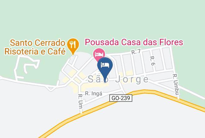 Alto Paraiso De Goias - Pousada Valle Das Pedras Maps