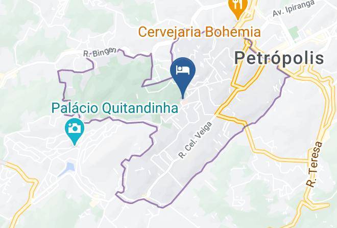Petropolis - Pousada Valparaiso Maps