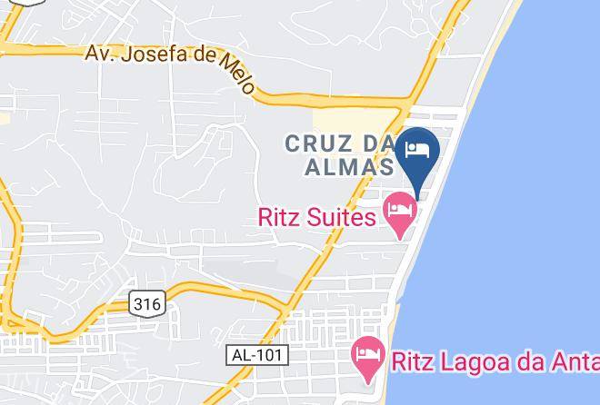 Maceio - Pousada Varanda Mar Maps