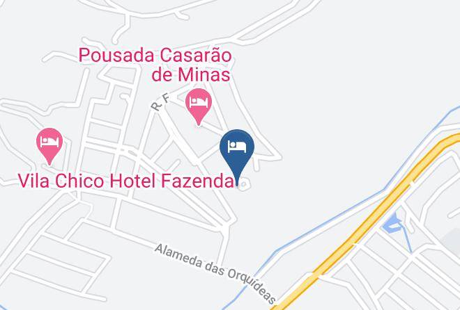 Sao Lourenco - Pousada Varandas Do Vale Maps