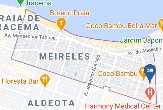 Fortaleza - Pousada Veleiro Maps