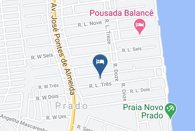 Prado - Pousada Veleiros Maps