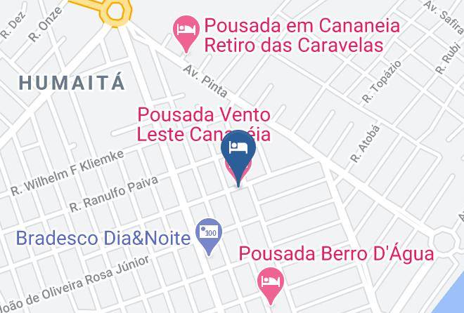 Cananeia - Pousada Vento Leste Cananeia Maps