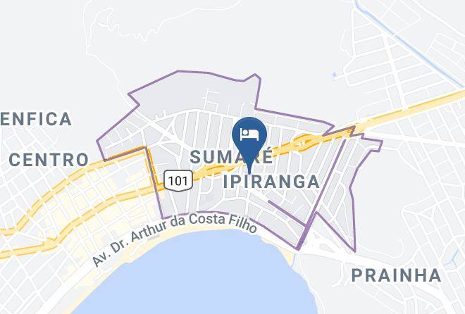 Caraguatatuba - Pousada Verde Em Caraguatatuba Maps
