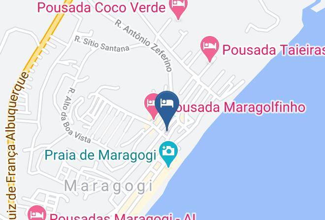 Maragoji - Pousada Verdes Mares Maps