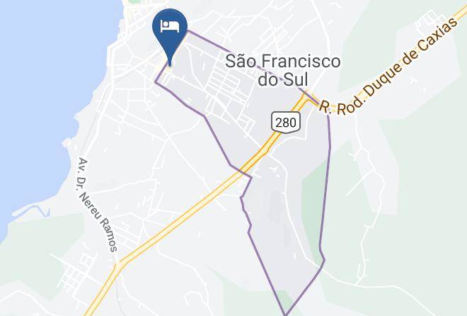 Sao Francisco Do Sul - Pousada Vida Simples Maps