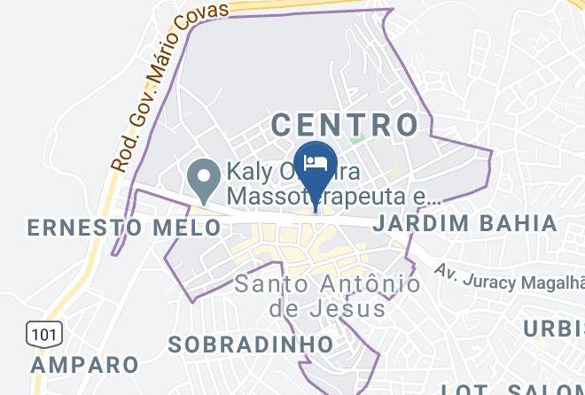 Santo Antonio De Jesus - Pousada Vila Das Palmeiras Maps