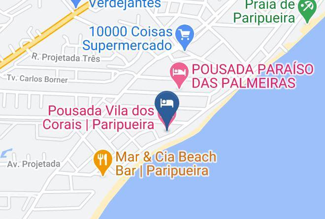 Paripueira - Pousada Vila Dos Corais Paripueira Maps
