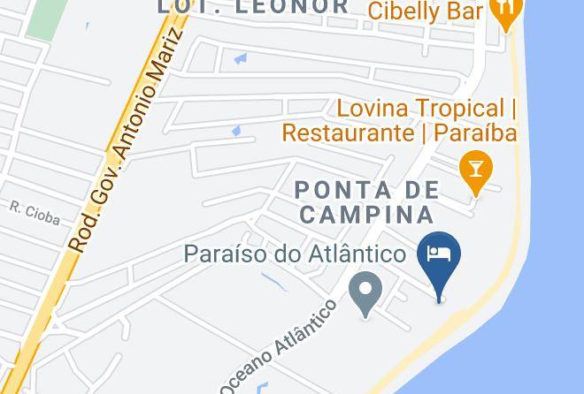 Cabedelo - Pousada Vila Dos Ventos Maps