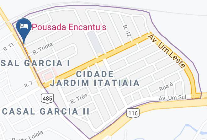 Itatiaia - Pousada Vila Martins Maps