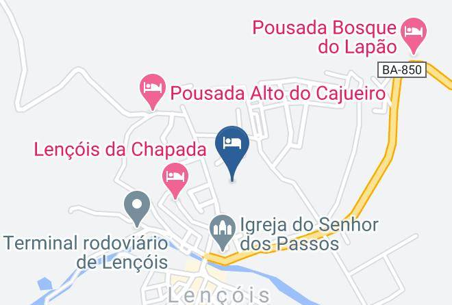 Lencois - Pousada Vila Serrano Maps