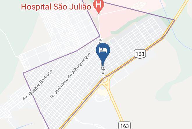 Campo Grande - Pousada Vilacha Maps
