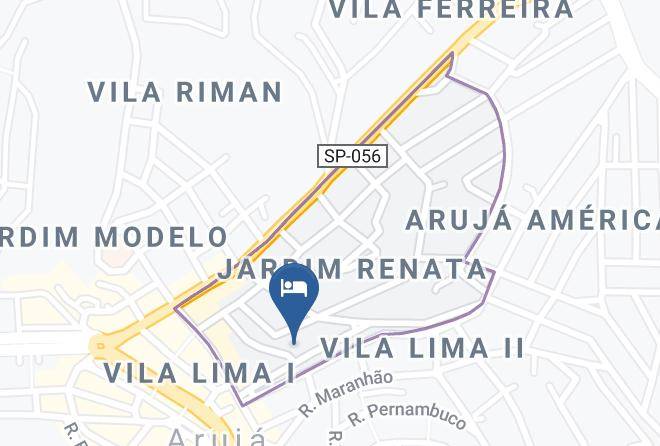 Aruja - Pousada Vilajo Maps