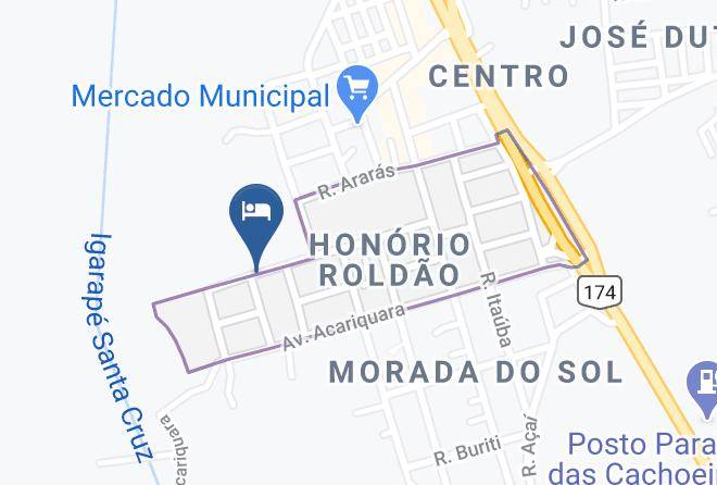 Presidente Figueiredo - Pousada Vilma Maps