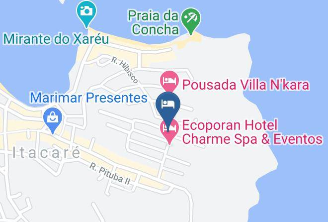 Itacare - Pousada Vira Canoa Maps