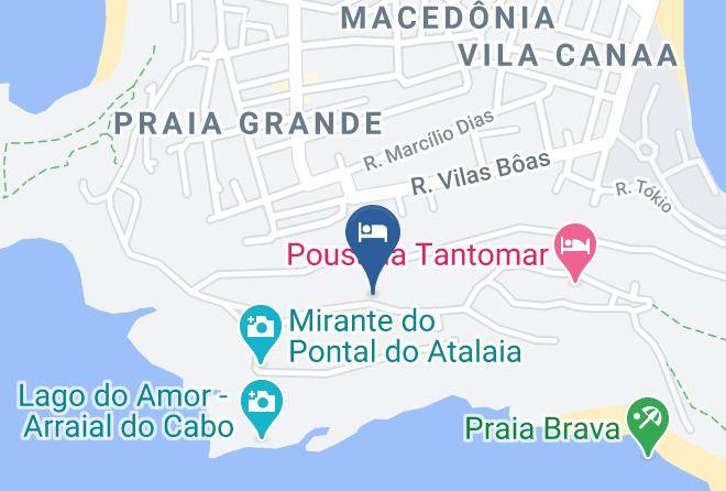 Arraial Do Cabo - Pousada Vista Turquesa Maps
