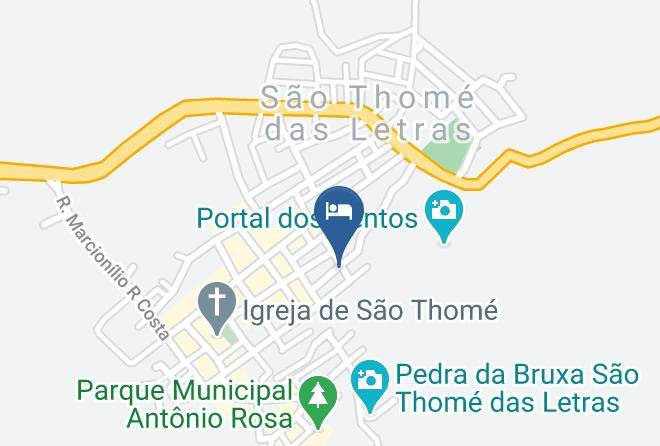 Sao Tome Das Letras - Pousada Vita Central Maps
