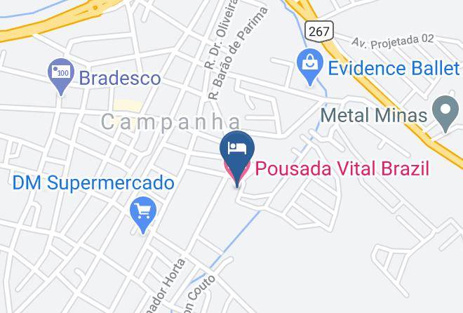 Campanha - Pousada Vital Brazil Maps