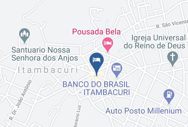 Itambacuri - Pousada Vitoria Maps