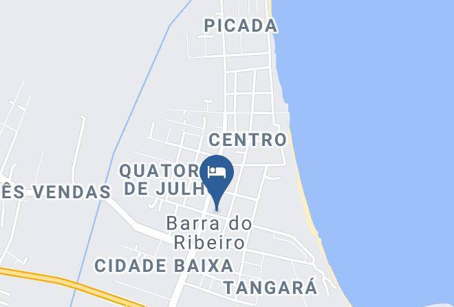 Barra Do Ribeiro - Residencial E Pousada 663 Maps