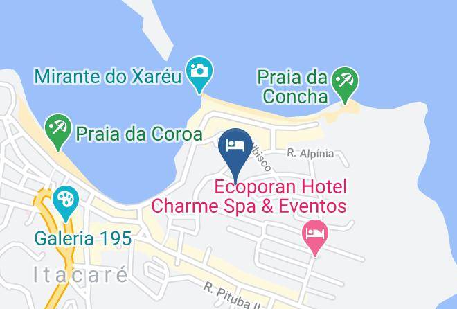 Itacare - Pousada Voo Da Aguia Maps
