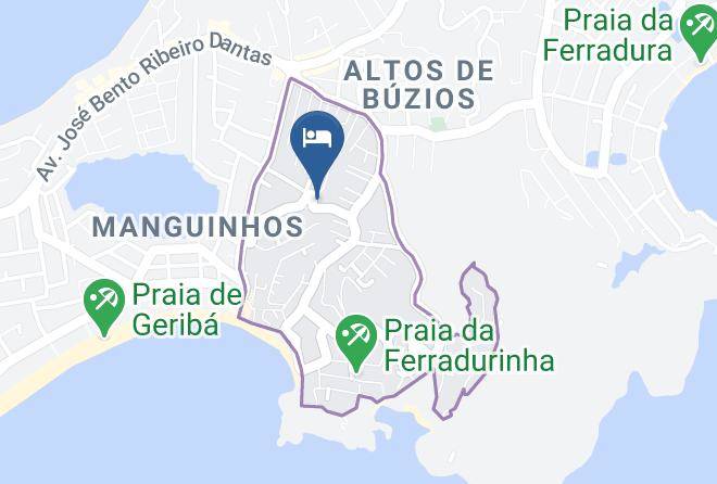 Buzios - Pousada Weekend Maps