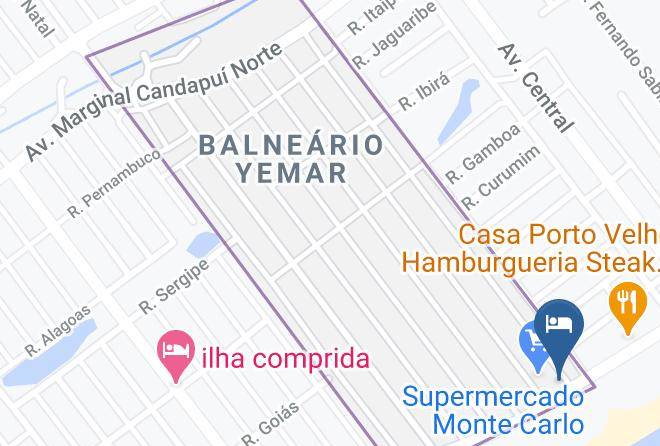 Ilhaprida - Pousada Ykape Maps
