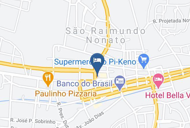 Sao Raimundo Nonato - Pousada Zabele Maps