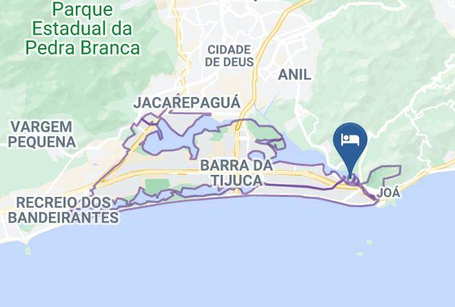 Rio De Janeiro Barra Da Tijuca - Pousadinha Da Barra Da Tijuca Maps