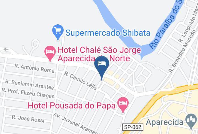 Aparecida - Pousadinha Mae Maria Maps