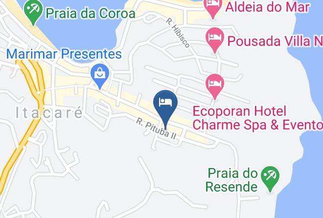 Itacare - Pousado Damasco 2 Maps