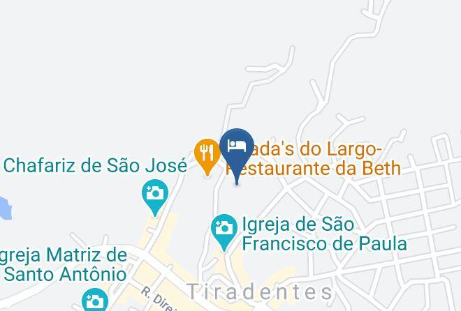 Tiradentes - Pouso Alforria Maps