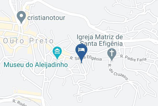 Ouro Preto - Pouso Bonsera Maps