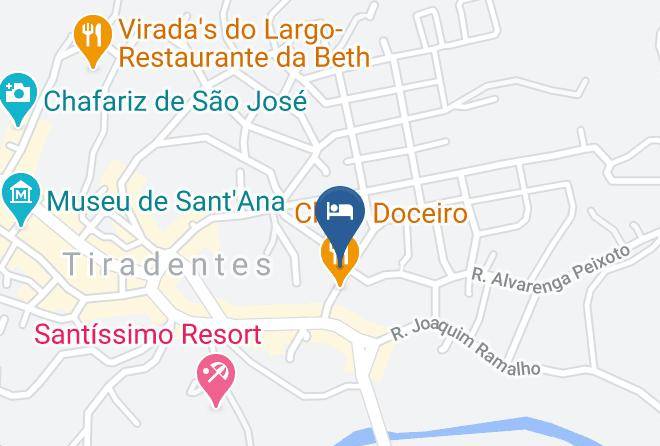 Tiradentes - Pouso Da Josi Maps