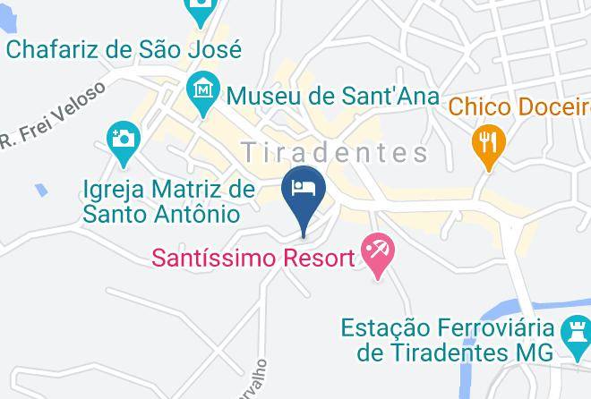 Tiradentes - Pouso Diva Maps