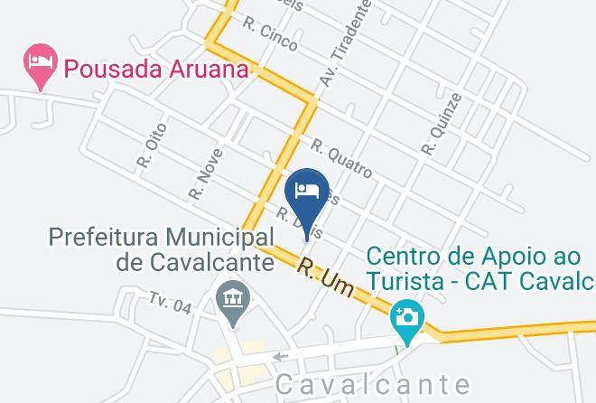Cavalcante - Pouso Do Beija Flor Maps