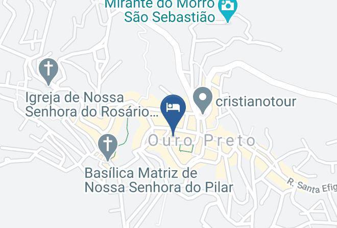 Ouro Preto - Pouso Do Chico Rei Maps